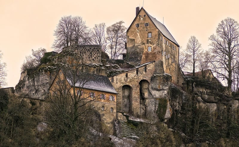 Ruins Castle Middle Ages Old